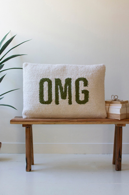 OMG Throw Pillow