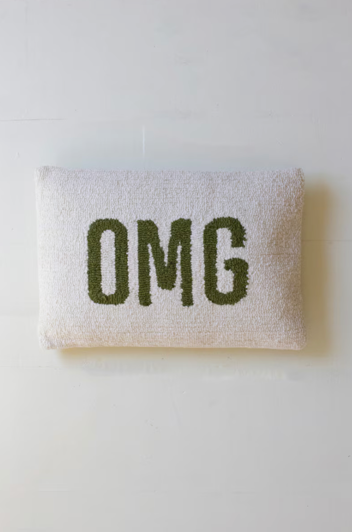 OMG Throw Pillow