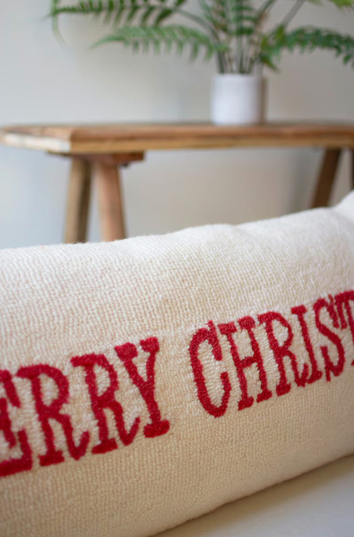 Merry Christmas Throw Pillow